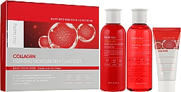 Набор - Farmstay Collagen Essential Moisture Skin Care (ton/200ml + emul/200ml + cr/50ml) — фото N1