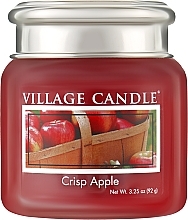 Духи, Парфюмерия, косметика Ароматическая свеча в банке - Village Candle Crisp Apple
