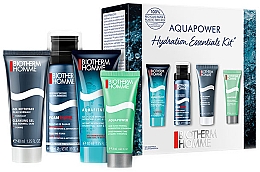 Парфумерія, косметика Набір - Biotherm Set Homme Aquapower (cr/20ml + gel/40ml + foam/50ml + sh/gel/50ml)