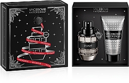 Viktor & Rolf Spicebomb Christmas 2022 - Набор (edt/50ml + sh/cr/50ml) — фото N2