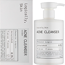 Очищающее средство для кожи лица и тела с акне - Logically, Skin Acne Cleanser — фото N2