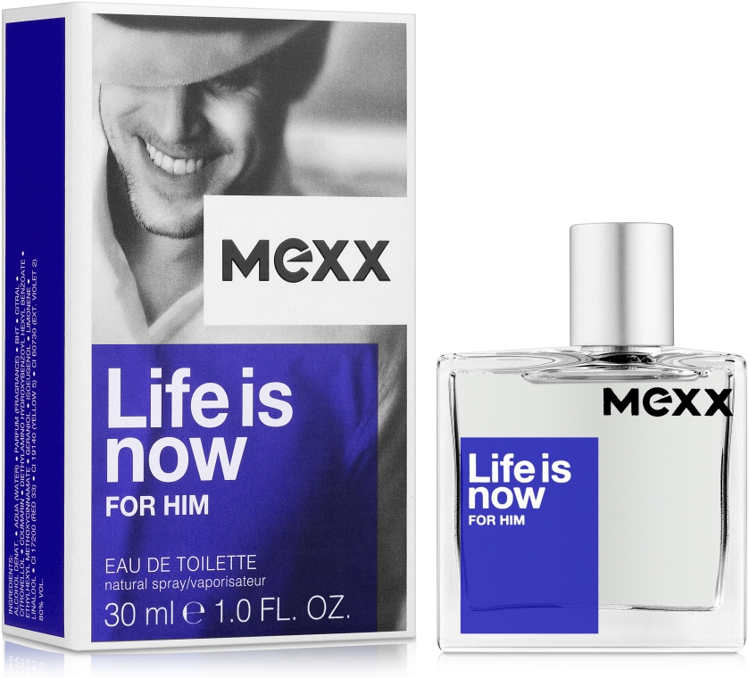 Mexx Life is Now for Him - Туалетная вода — фото N1