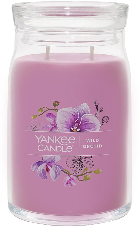 Ароматическая свеча в банке "Дикая орхидея", 2 фителя - Yankee Candle Wild Orchid — фото N2