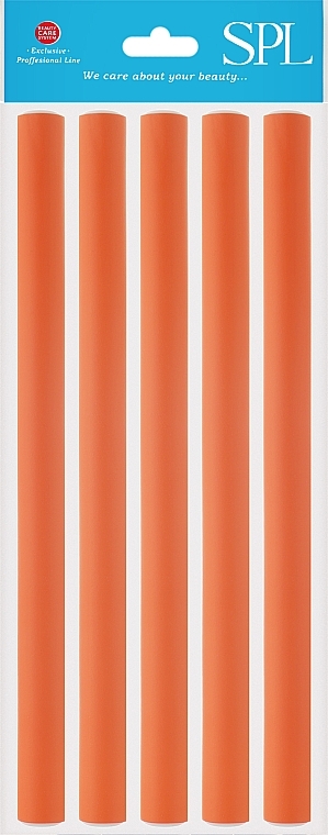 Гнучкі бігуді 11818-1, 250/18 мм, помаранчеві, 5 шт. - SPL — фото N1