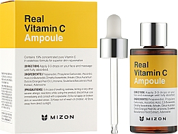 Сироватка для обличчя, з вітаміном С - Mizon Real Vitamin C Ampoule — фото N2