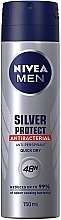 Духи, Парфюмерия, косметика Антиперспирант "Серебряная защита", спрей - NIVEA MEN Silver Protect Antibacterial Anti-Perspirant