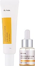 Набір - iUNIK Propolis Vitamin Eye Cream set (eye/cr/30ml + serum/15ml) — фото N2