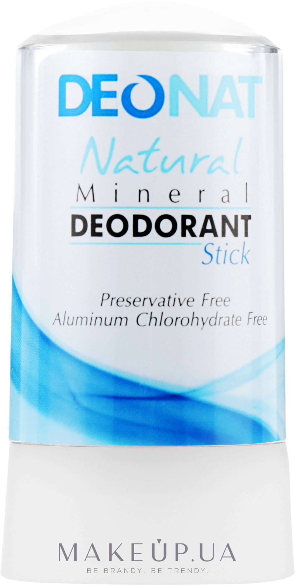 Мінеральний дезодорант "Кристал" чистий - Deonat Natural Mineral Deodorant Stick — фото 60g