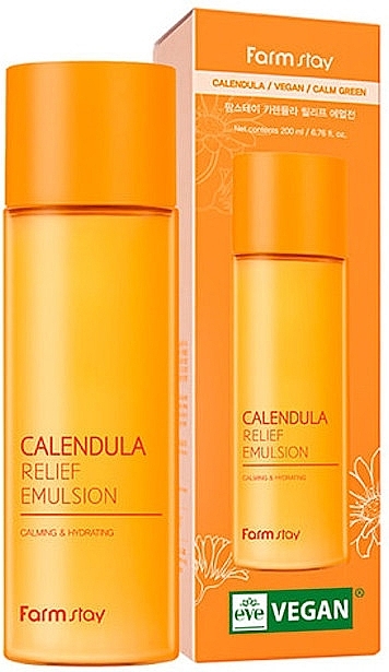 Эмульсия для лица с календулой - Farmstay Calendula Relief Emulsion — фото N1