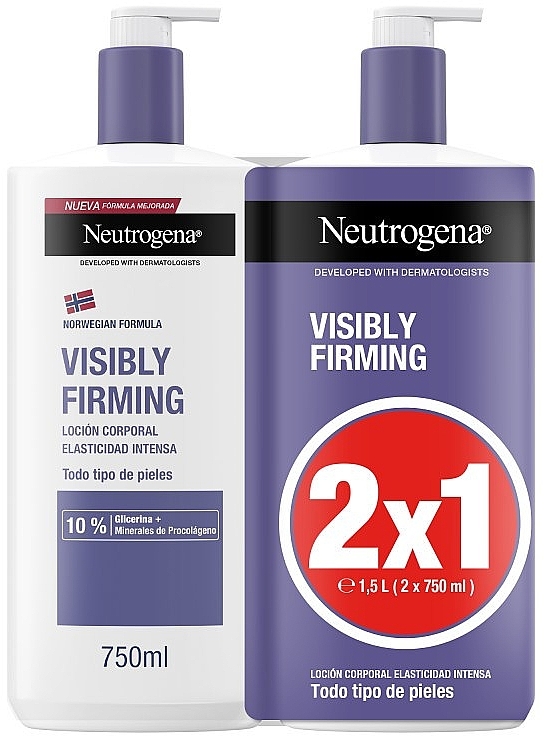 Набор - Neutrogena Visibly Firming (b/lot/2x750ml) — фото N1