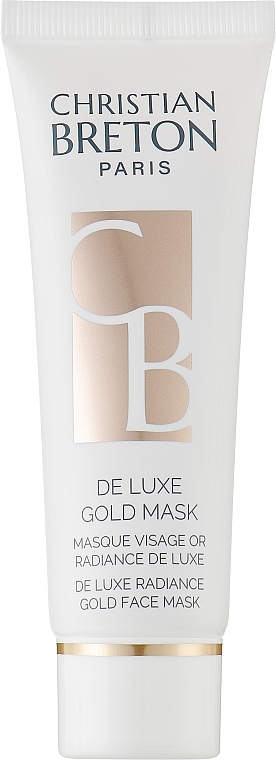 Маска для обличчя з екстрактом ікри та колоїдним золотом - Christian Breton Age Priority De Luxe Gold Mask — фото N1