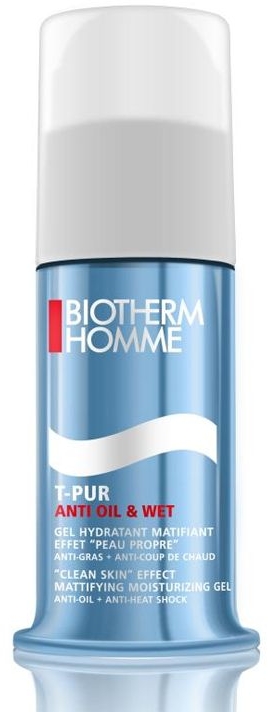 Гель для лица увлажняющий, матирующий - Biotherm Homme T-Pur Anti Oil & Wet Mattifying Moisturizing Gel