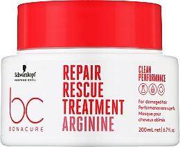 Маска для пошкодженого волосся - Schwarzkopf Professional Bonacure Repair Rescue Treatment Arginine — фото N2