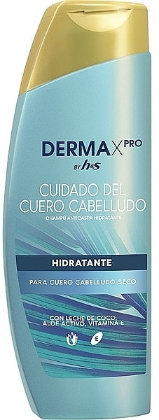 Зволожувальний шампунь проти лупи - Head & Shoulders Derma X Pro Scalp Care Hydration Anti-Dandruff Shampoo — фото N2