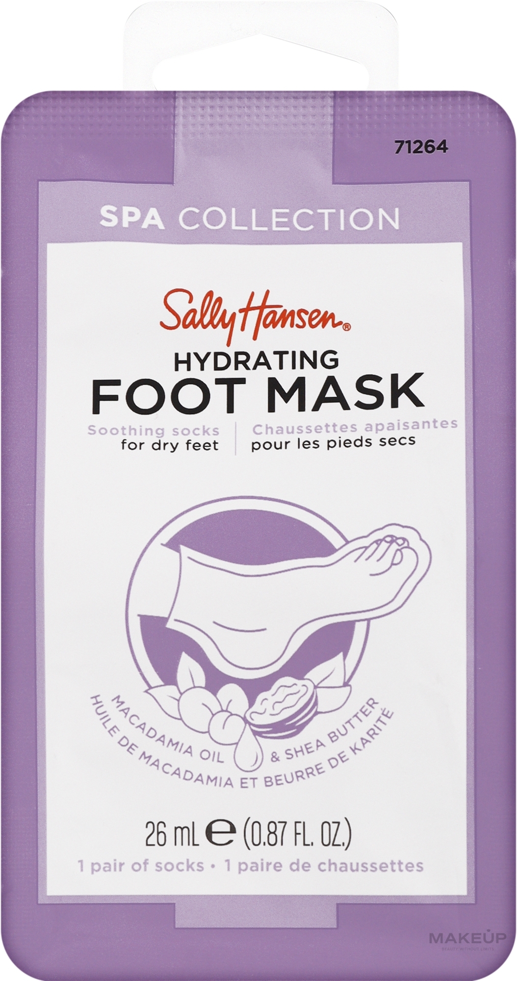 Увлажняющая маска для ног - Sally Hansen Spa Collection Hydrating Foot Mask — фото 26ml