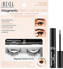 Духи, Парфюмерия, косметика Набор - Ardell Magnetic Naked Lash & Liner Lash 420 (eye/liner/2.5g + lashes/2pc)