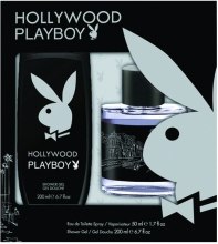 Духи, Парфюмерия, косметика Playboy Playboy Hollywood - Набор (edt 50ml + s/g 200ml)