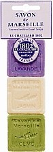 Парфумерія, косметика Набір - Le Chatelard 1802 Lavander, Olive,  Jasmin (soap/30g + soap/30g + soap/30g)