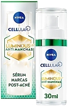 Духи, Парфюмерия, косметика Сыворотка против пятен после прыщей - NIVEA Cellular Luminous 630 Serum