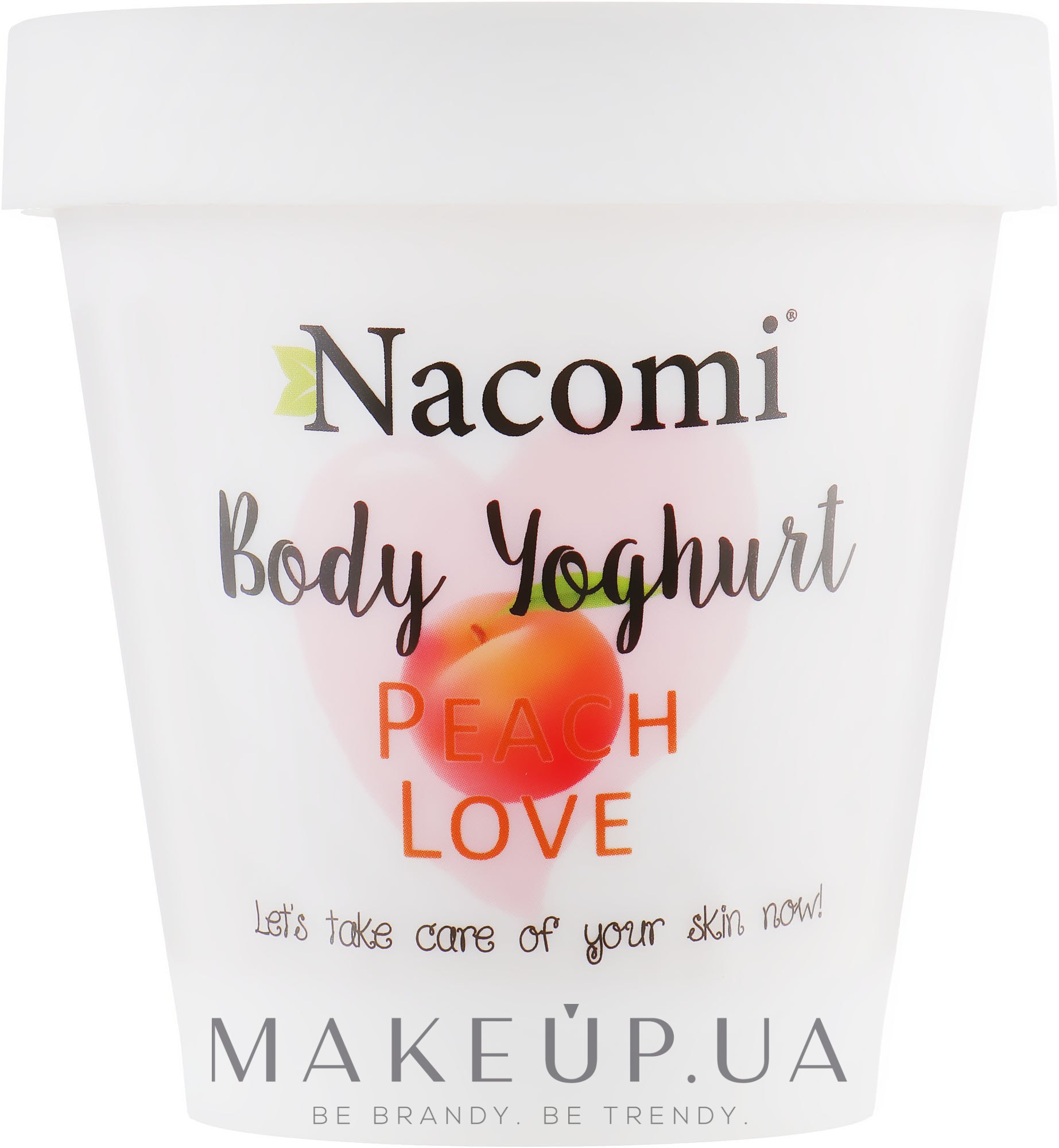 Йогурт для тела "Персик" - Nacomi Body Jogurt Peach Love — фото 180ml