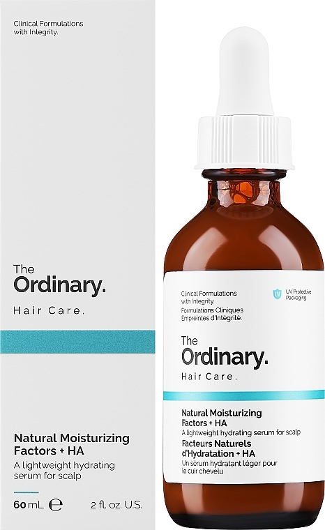Зволожувальна сироватка для волосся та шкіри голови - The Ordinary Natural Moisturizing Factors + HA — фото N2