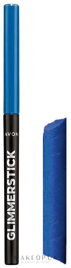 Подводка для глаз - Avon Glimmerstick Retractable Eyeliner — фото Azure Blue
