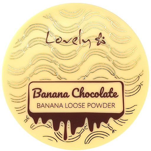 Бананово-шоколадна розсипчаста пудра для обличчя - Lovely Banana Chocolate Loose Powder — фото N1