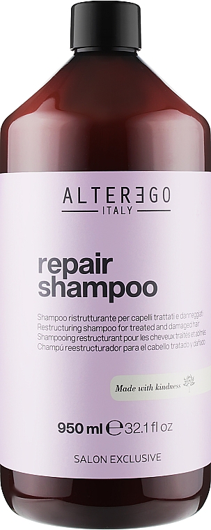 Відновлювальний шампунь для пошкодженого волосся - Alter Ego Repair Shampoo — фото N3