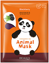 Духи, Парфюмерия, косметика Тканевая маска - Bioaqua Blackberry Panda Mask