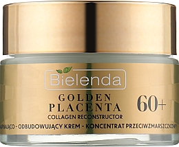 Подтягивающий и восстанавливающий крем-концентрат против морщин 60+ - Bielenda Golden Placenta Collagen Reconstructor — фото N1