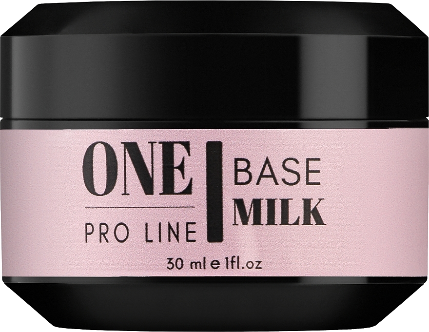 Молочна база для нігтів - One Pro Line Milk Base — фото N2