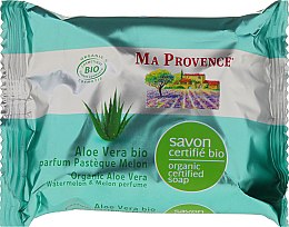 Био-органическое мыло с Алоэ Вера и ароматами арбуза и дыни - Ma Provence Organic Soap — фото N1