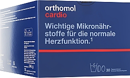 Витамины для сердца и сосудов, гранулы, капсулы, таблетки - Orthomol Cardio — фото N1