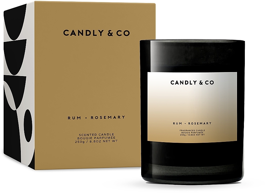 Ароматическая свеча - Candly & Co No.2 Candle Rum Rozmaryn — фото N2