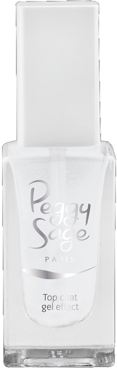 Верхнее покрытие для ногтей с эффектом геля - Peggy Sage Top Coat Gel Effect — фото N1