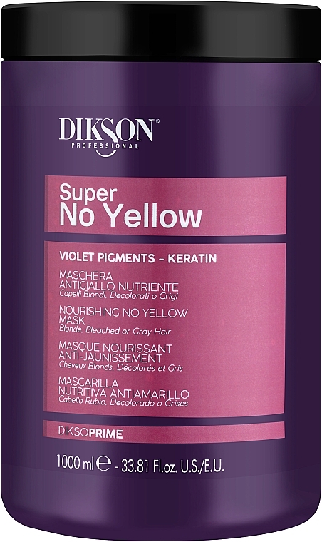 Маска для нейтралізації жовтизни - Dikson Super No-Yellow Mask — фото N2