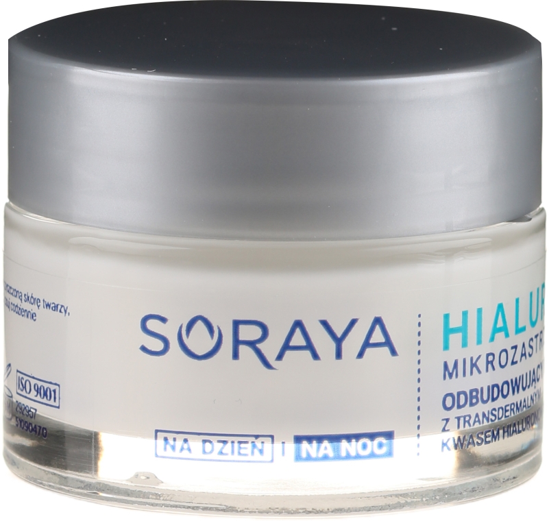 Восстанавливающий крем на день/ночь - Soraya Hialuronowy Mikrozastrzyk Restorative Cream 60+ — фото N2
