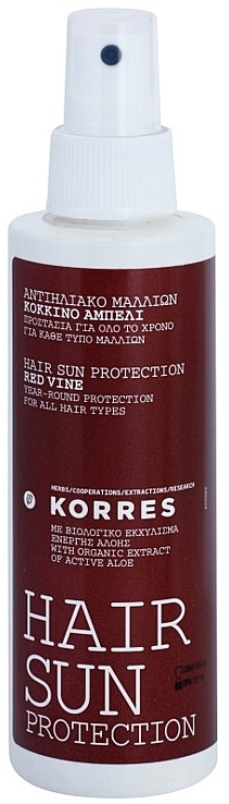 Спрей для защиты волос от солнца - Korres Red Vine Hair Sun Protection — фото N3