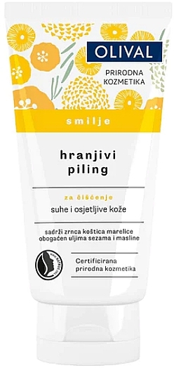 Питательный пилинг для лица "Immortelle" - Olival Nourishing Peeling — фото N1