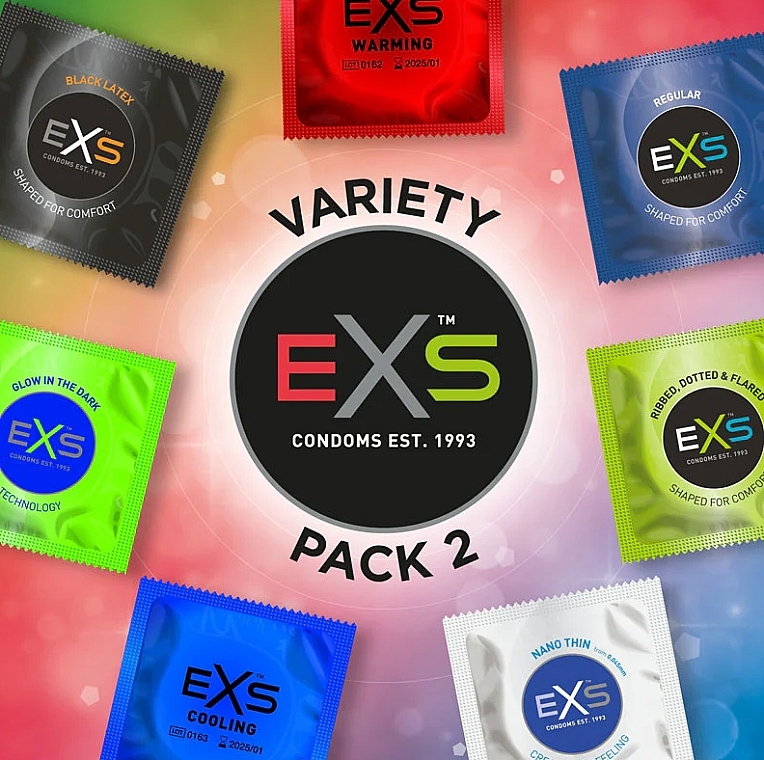 Презервативи - EXS Mixed Variety Pack 2 Condoms — фото N2