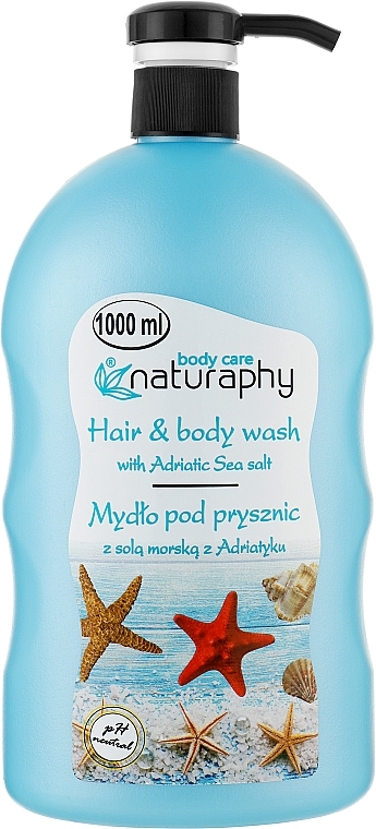 Шампунь-гель для душа с морской солью - Naturaphy Hair&Body Wash — фото N3
