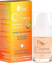 Крем для області навколо очей з вітаміном С - Ava Laboratorium C+ Strategy Smooth Skin Stimulator Eye Contour Cream — фото N1