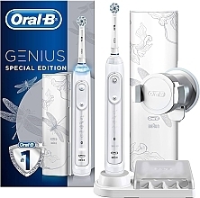 Парфумерія, косметика Електрична зубна щітка, біла - Oral-B Genius 10000N Special Edition Lotus White