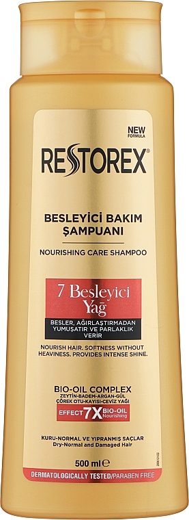  Живильний шампунь для всіх типів волосся - Restorex A7 Besleyici — фото N1