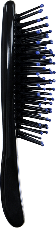 Щетка для волос в виде капельки с пластиковыми шпильками, 499726, синяя - Inter-Vion — фото N2