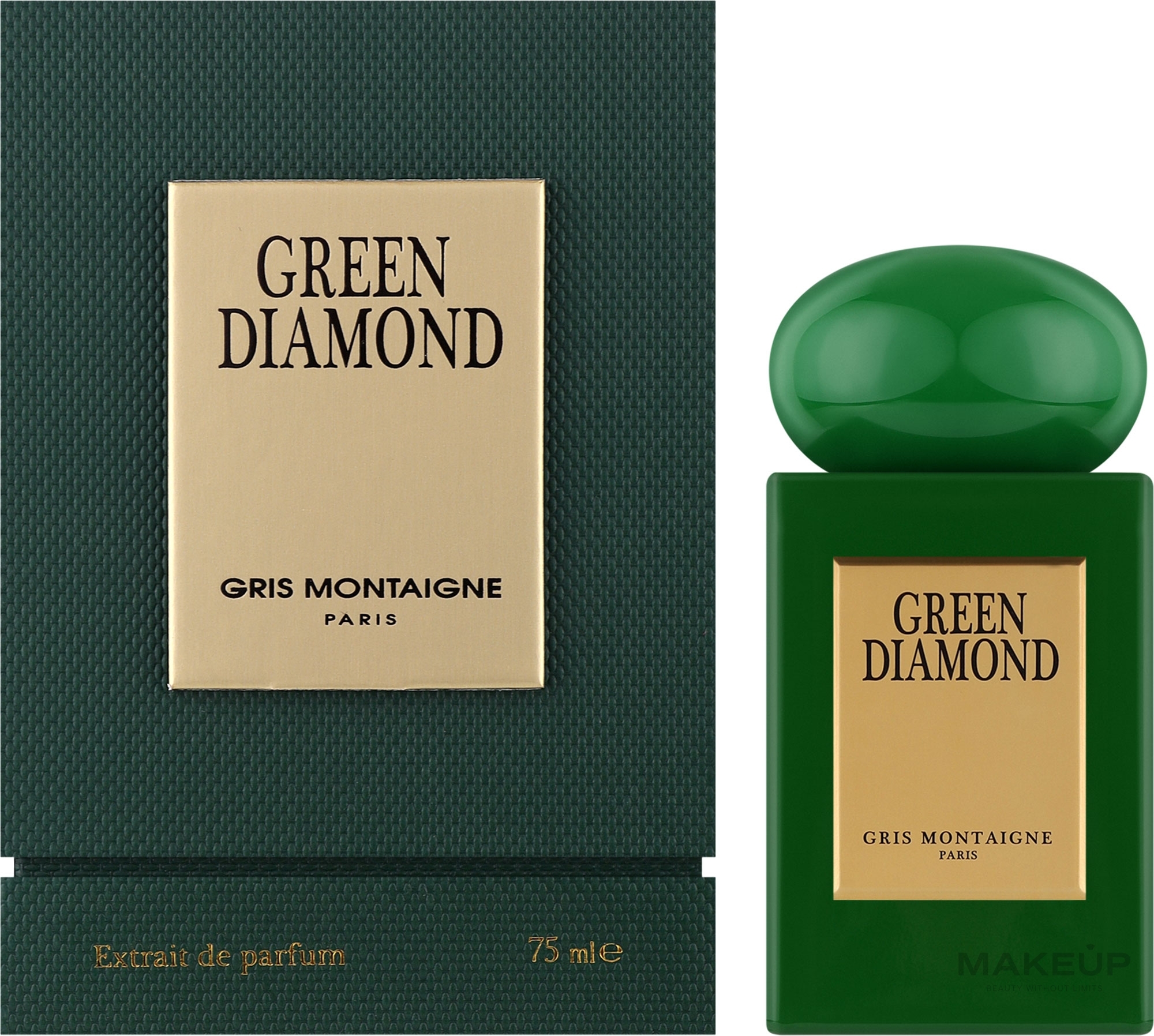 Gris Montaigne Paris Green Diamond - Парфумована вода — фото 75ml