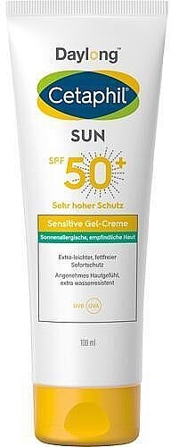 Солнцезащитный гель-крем для чувствительной кожи SPF50+ - Daylong Cetaphil Sensitive SPF50+ — фото N1