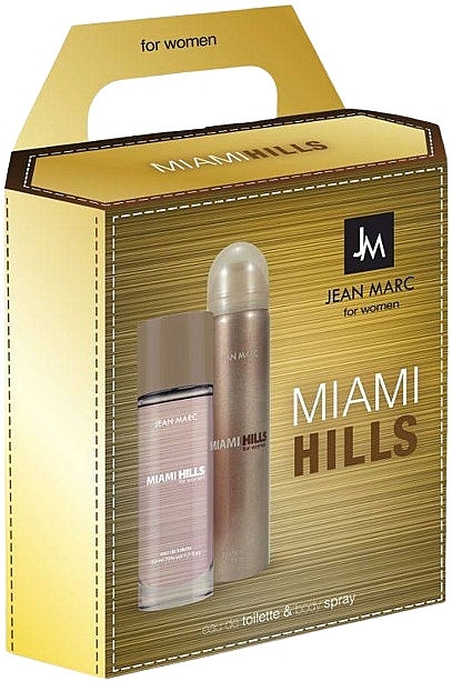 Набір - Jean Marc Miami Hills (edt/50ml + deo/75ml) — фото N1