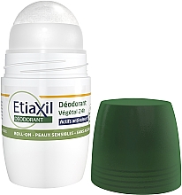 Дезодорант кульковий, органічний - Etiaxil Deodorant Vegetal Protection 24H Roll-on — фото N2