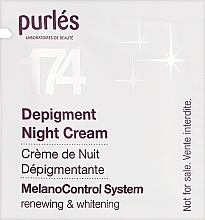 Духи, Парфюмерия, косметика Депигментирующий ночной крем - Purles Depigment Night Cream (пробник)